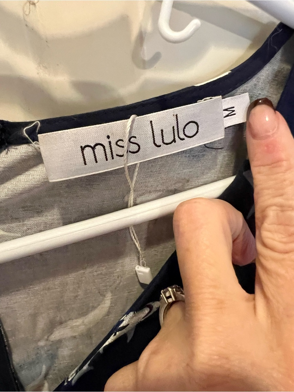 Shark!!! Miss  Lulo Navy Shark Dress